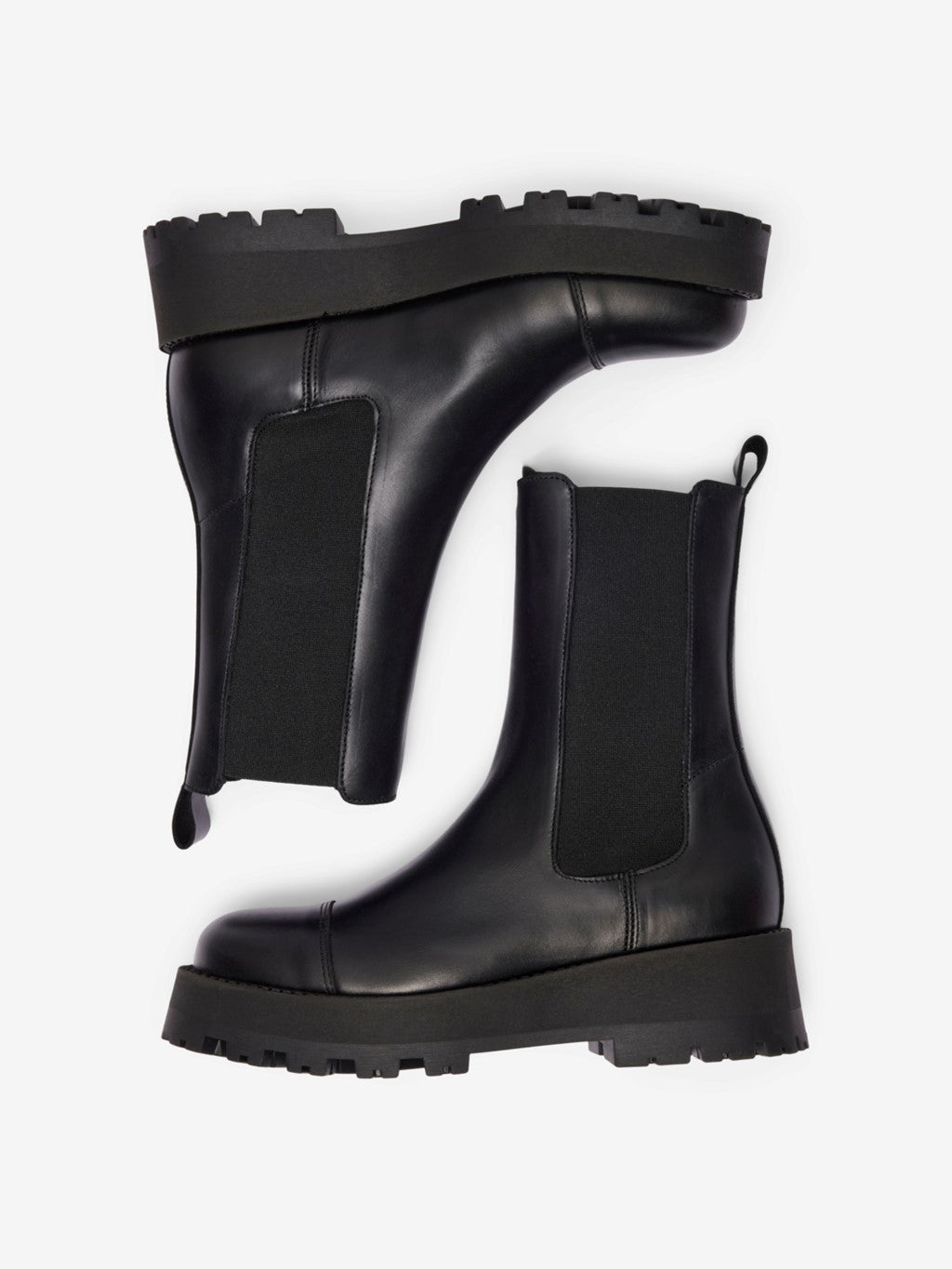 Cora Leather Toe-Cap Boot