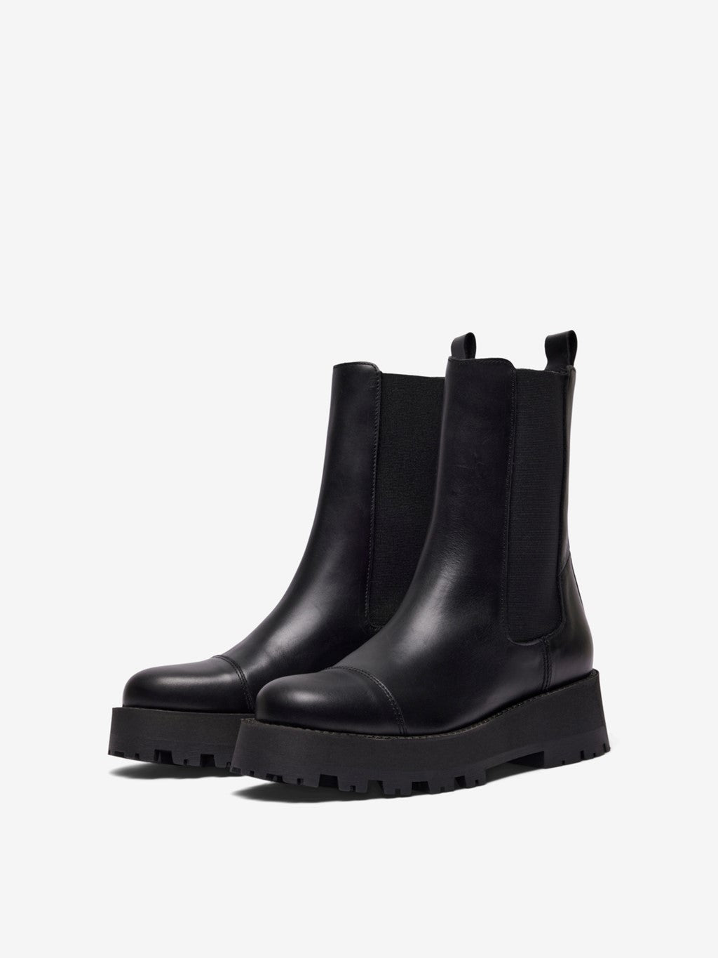 Cora Leather Toe-Cap Boot