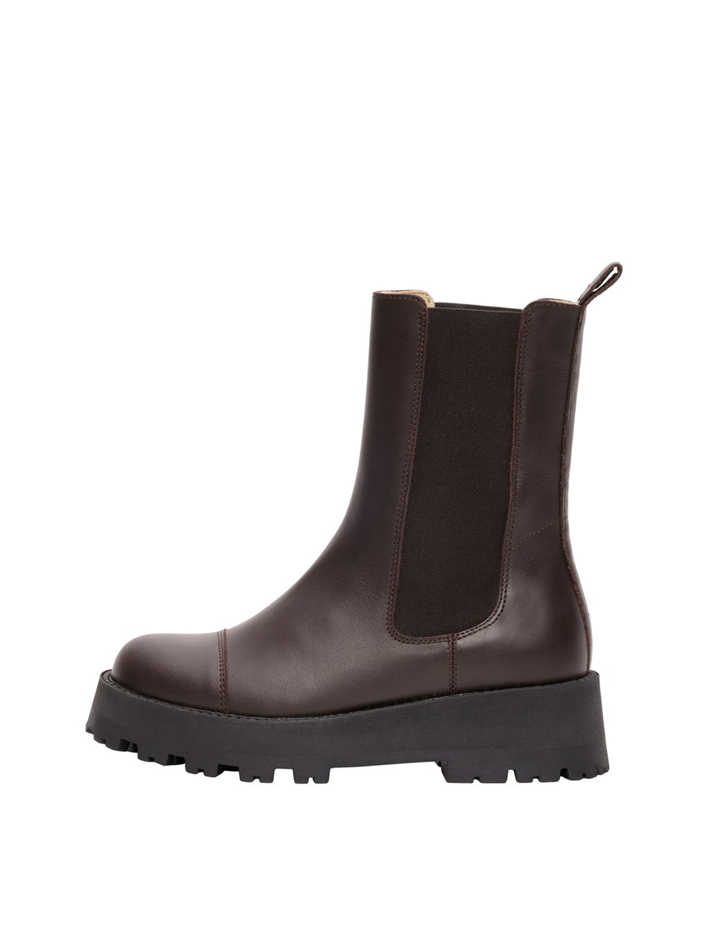 Cora Leather Toe-Cap Boot