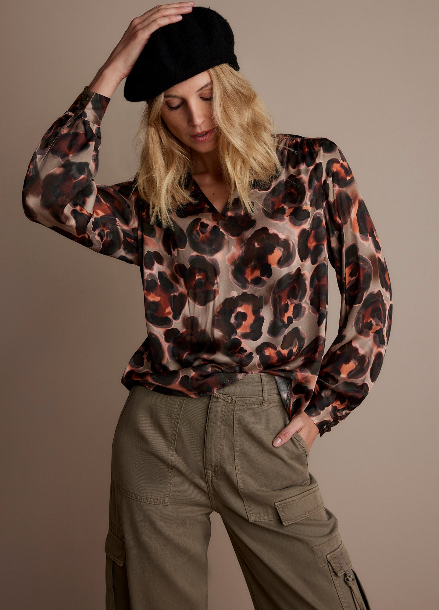 Animal Print Blouse