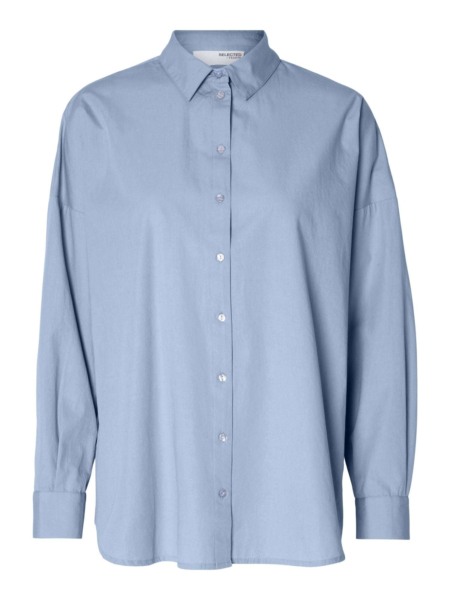 Dina Long Sleeve Shirt In Cashmere Blue