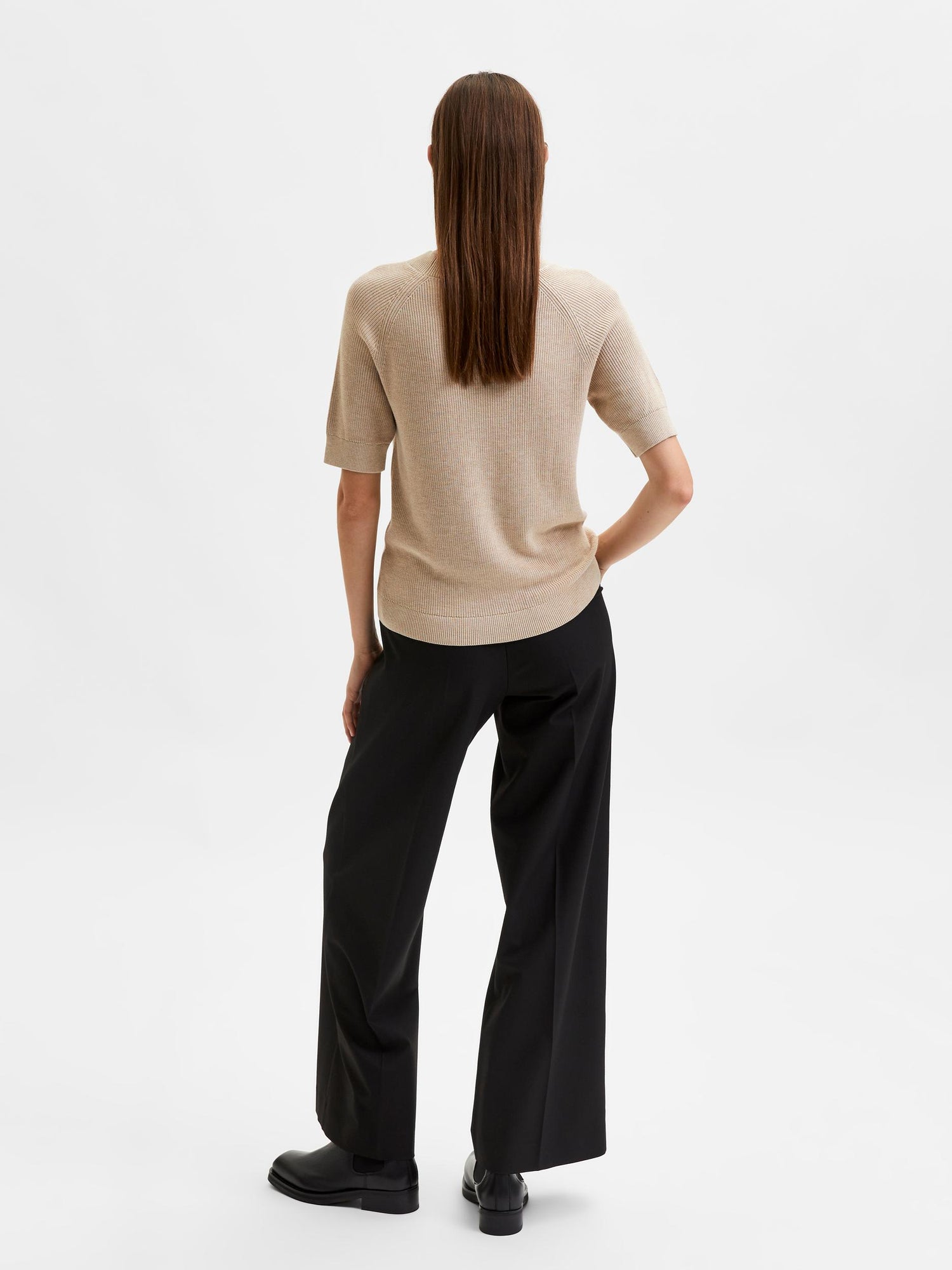 Elinna Short Sleeve Knit Top