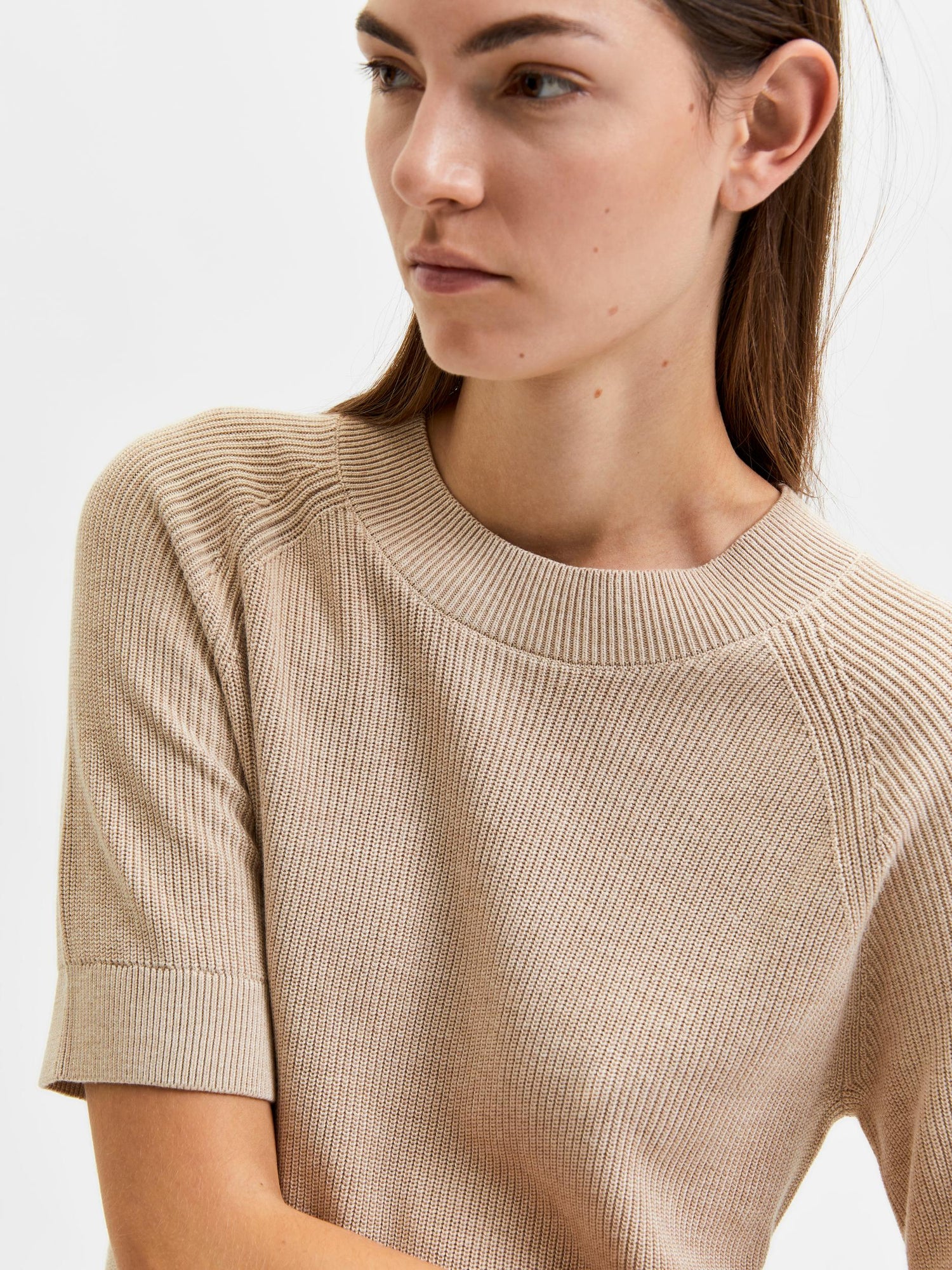 Elinna Short Sleeve Knit Top
