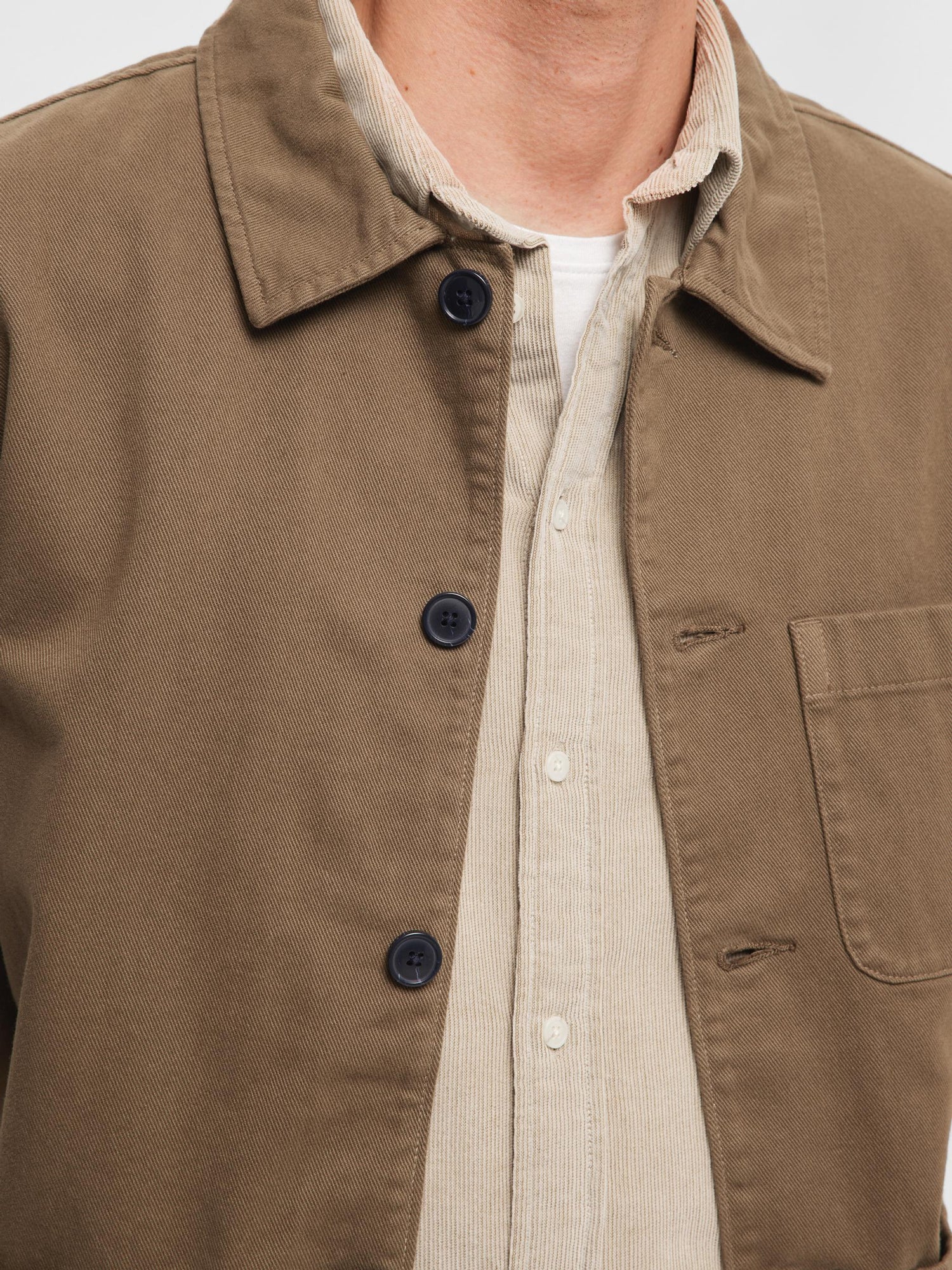 Loose Tony Twill Overshirt