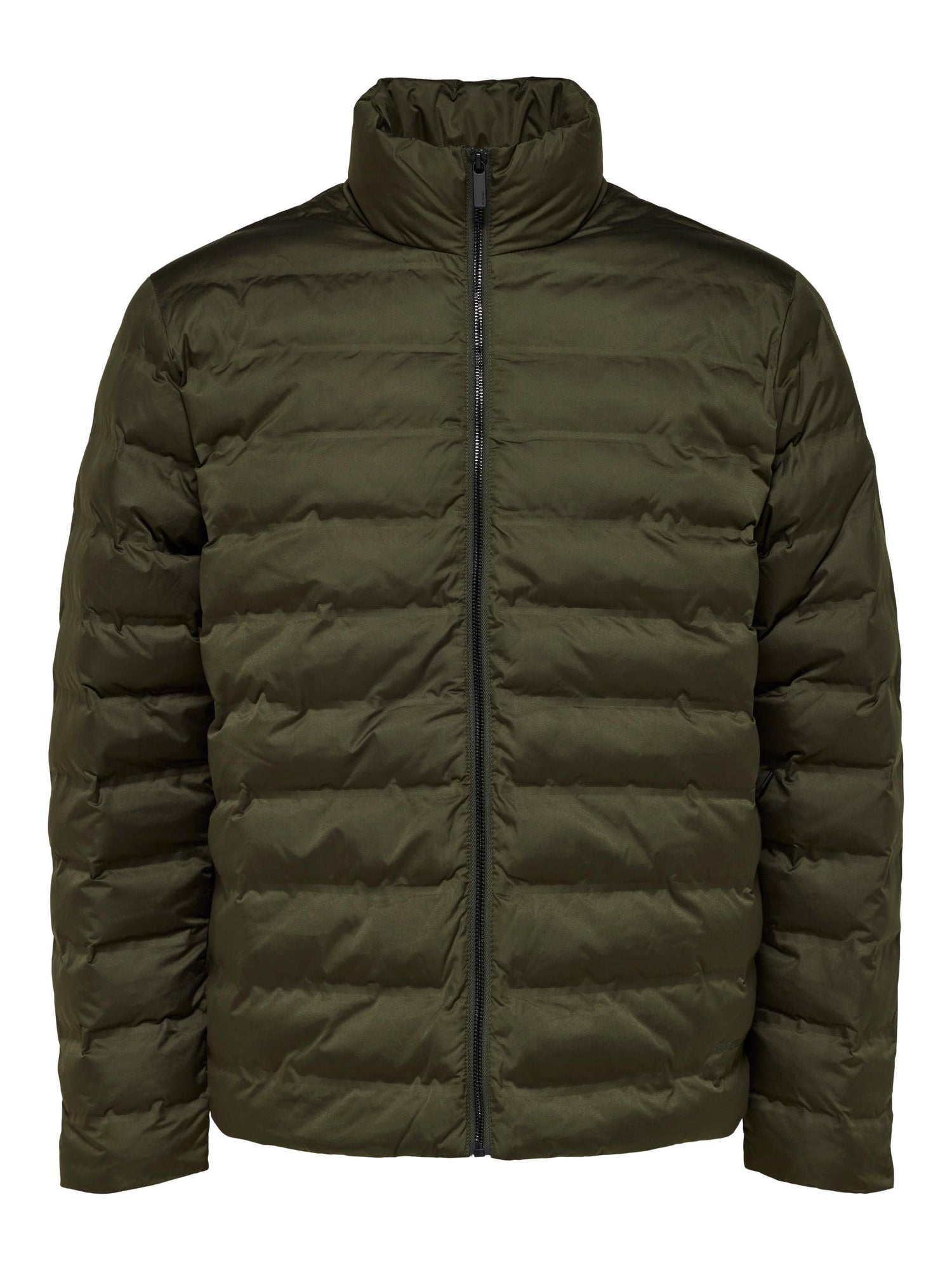 Barry Quilted Jacket In Forest Night