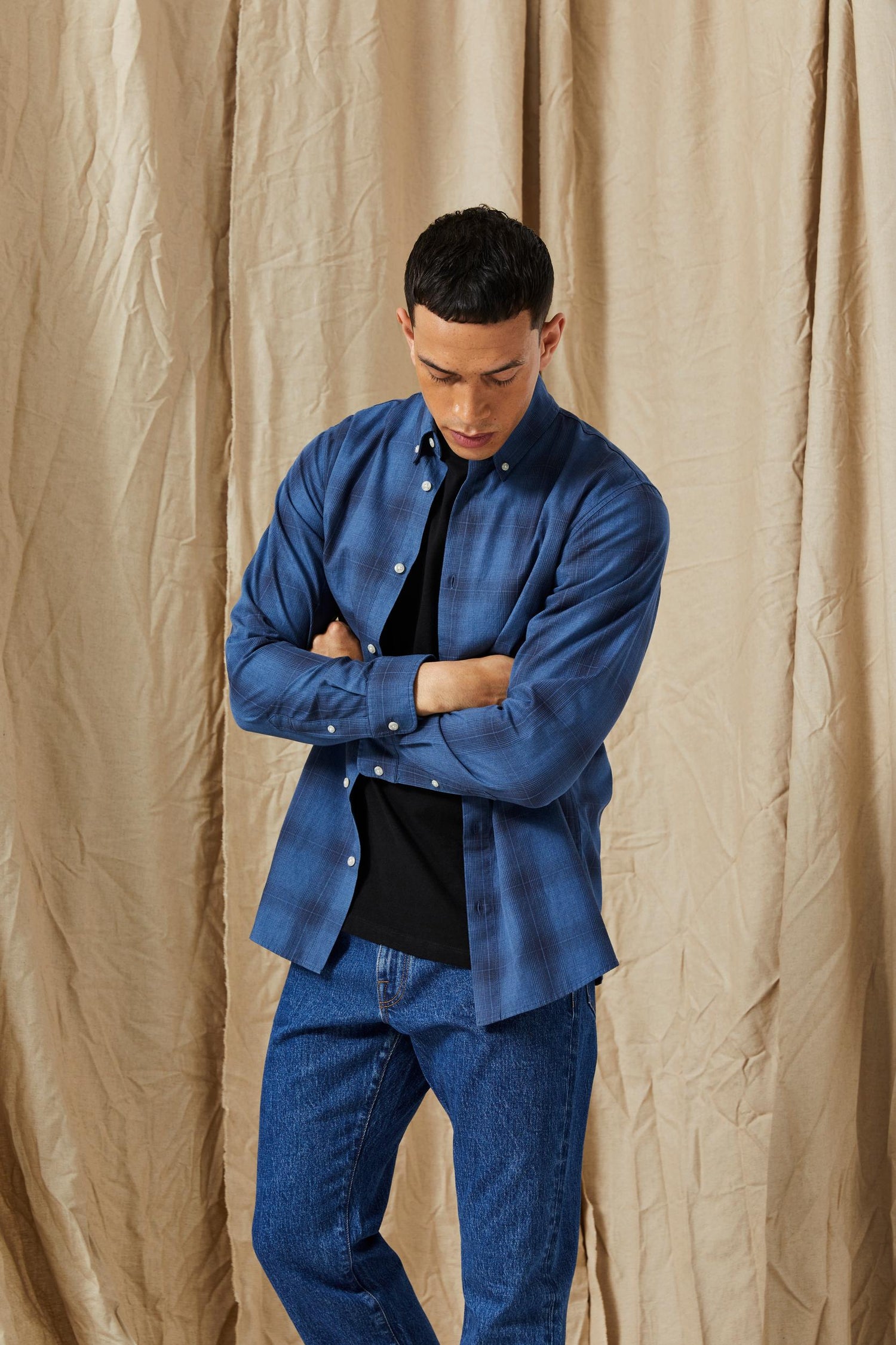 Straight Scott Jeans Medium Blue Denim