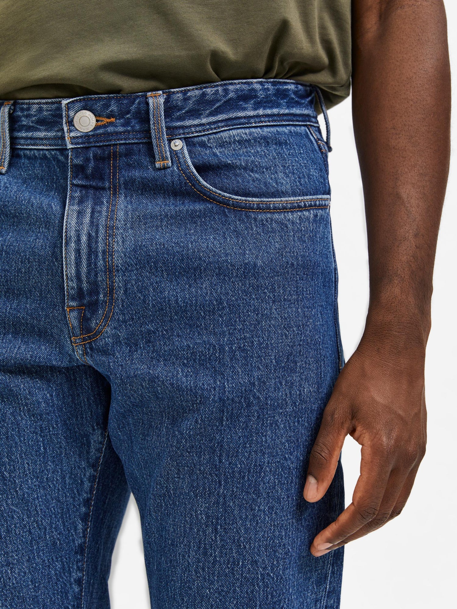 Straight Scott Jeans Medium Blue Denim