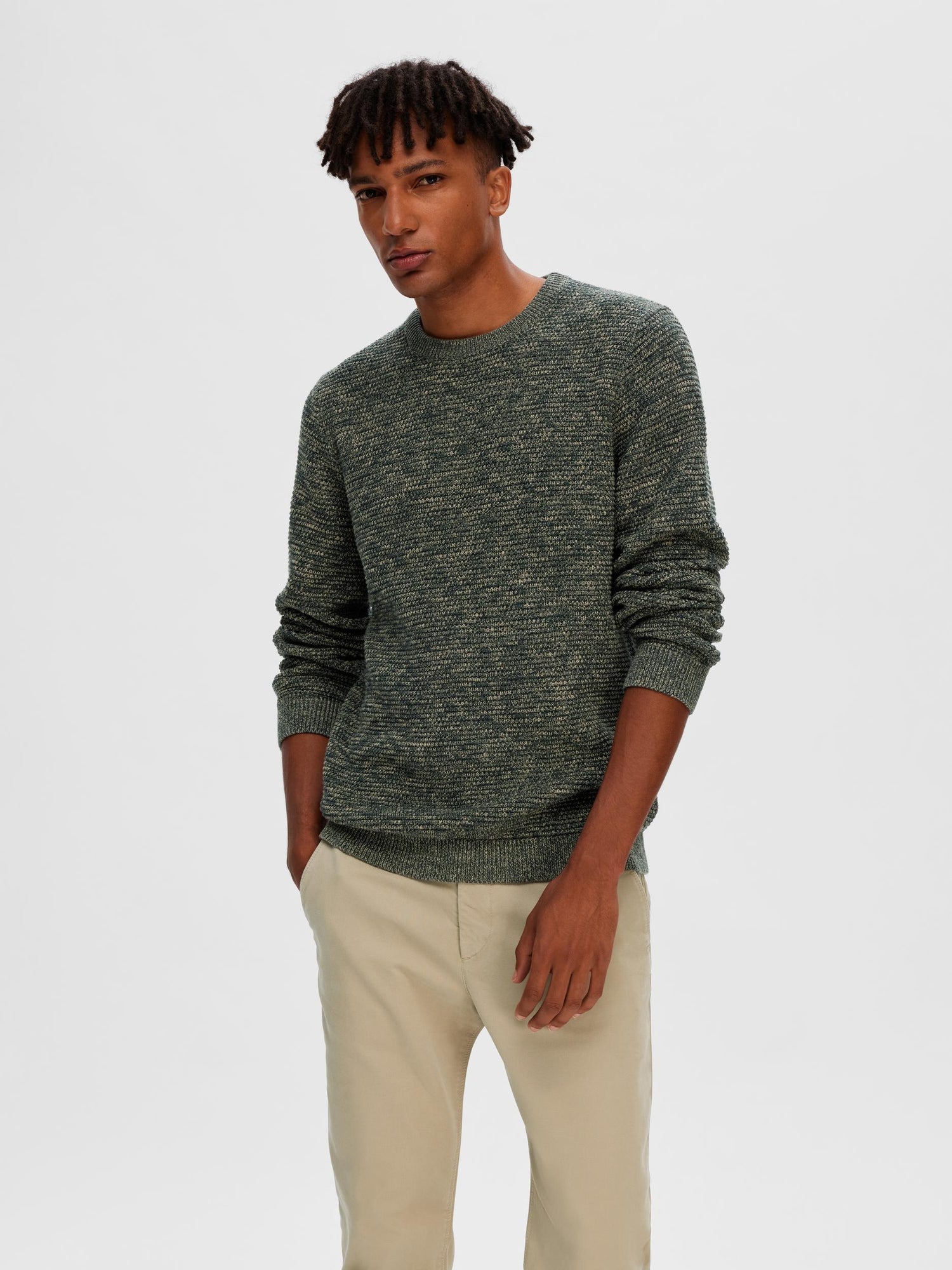 Vince Knit Bubble Crew Neck Jumper