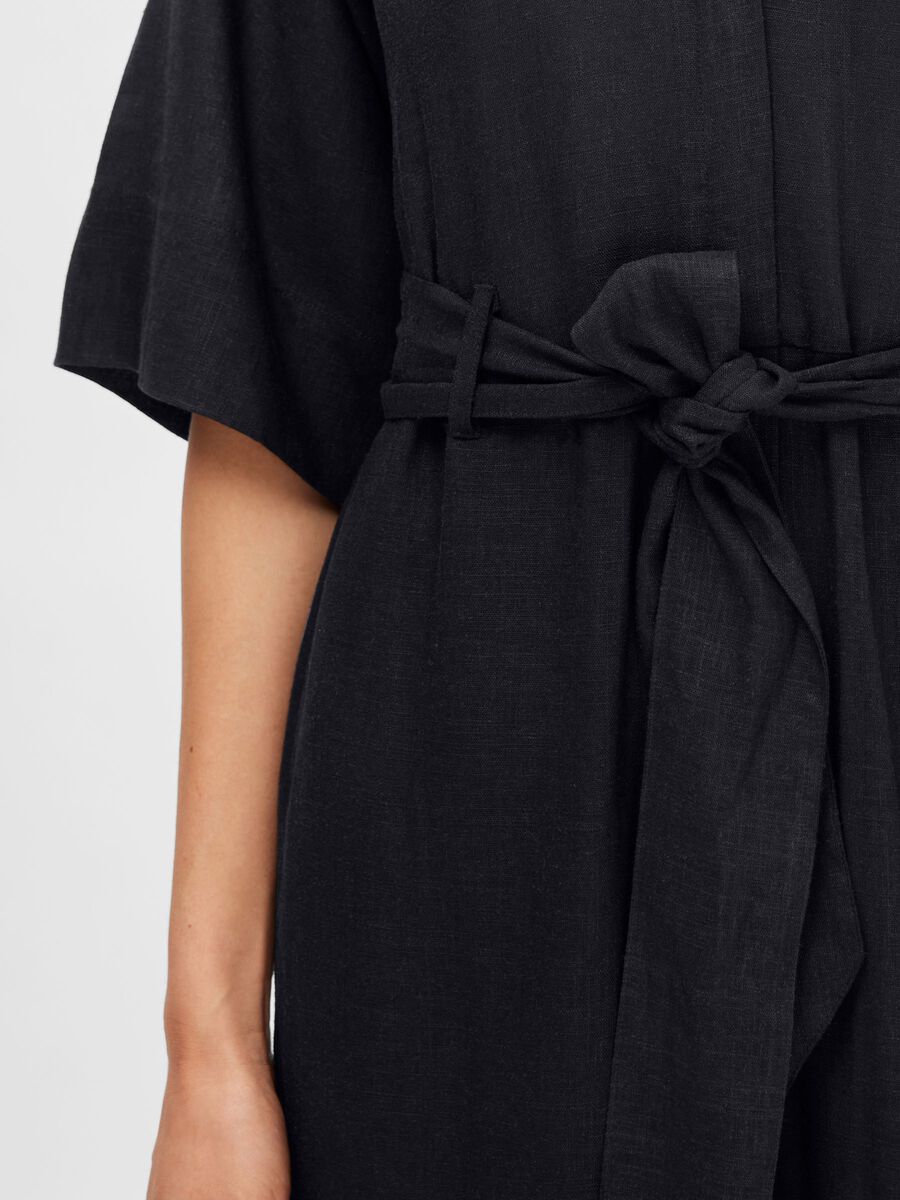 Viva 2/4 Long Linen Jumpsuit