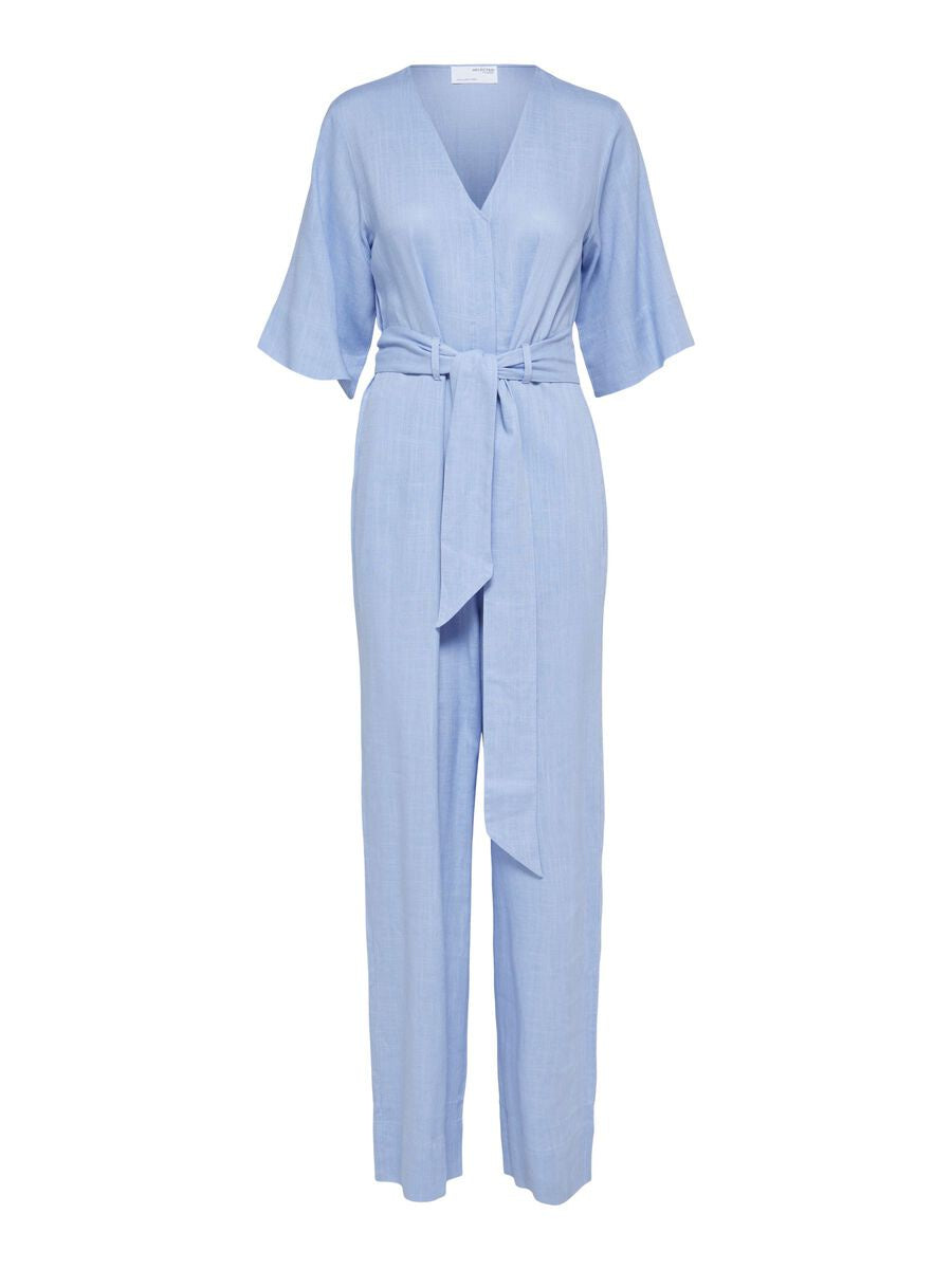 Viva 2/4 Long Linen Jumpsuit