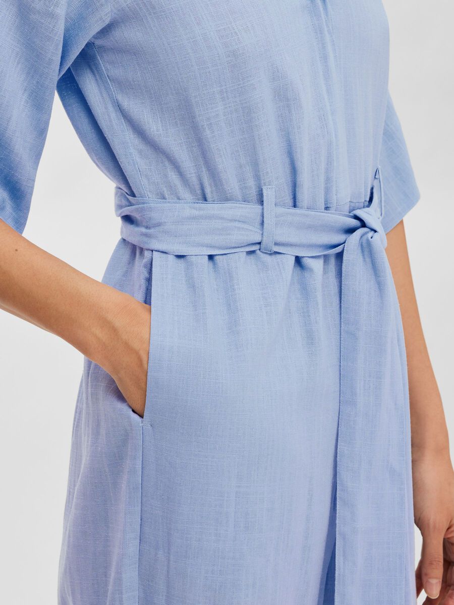 Viva 2/4 Long Linen Jumpsuit