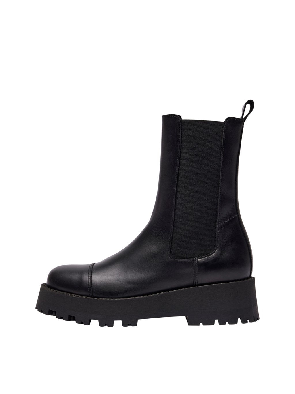 Cora Leather Toe-Cap Boot