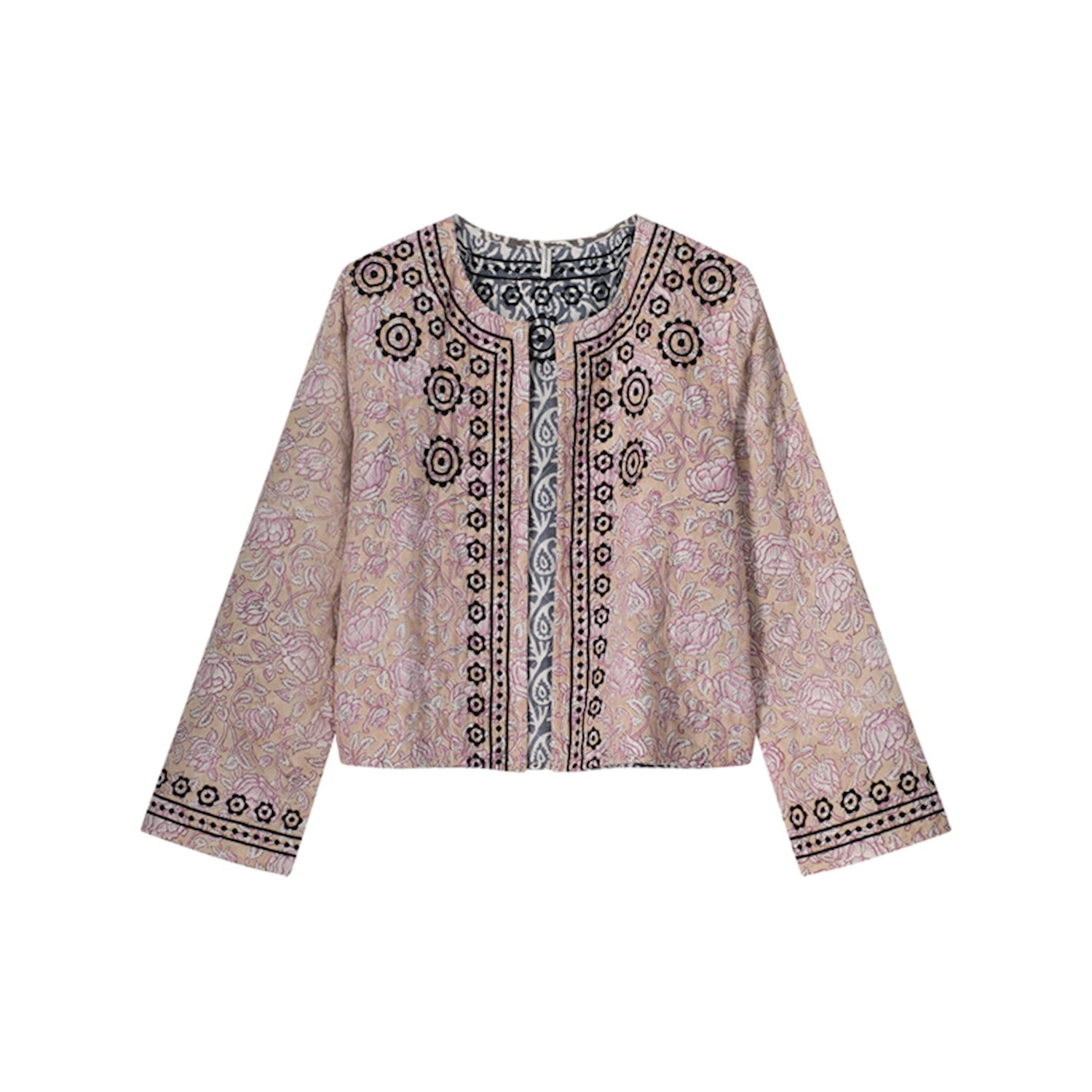 Quilted Embroidered Jacket