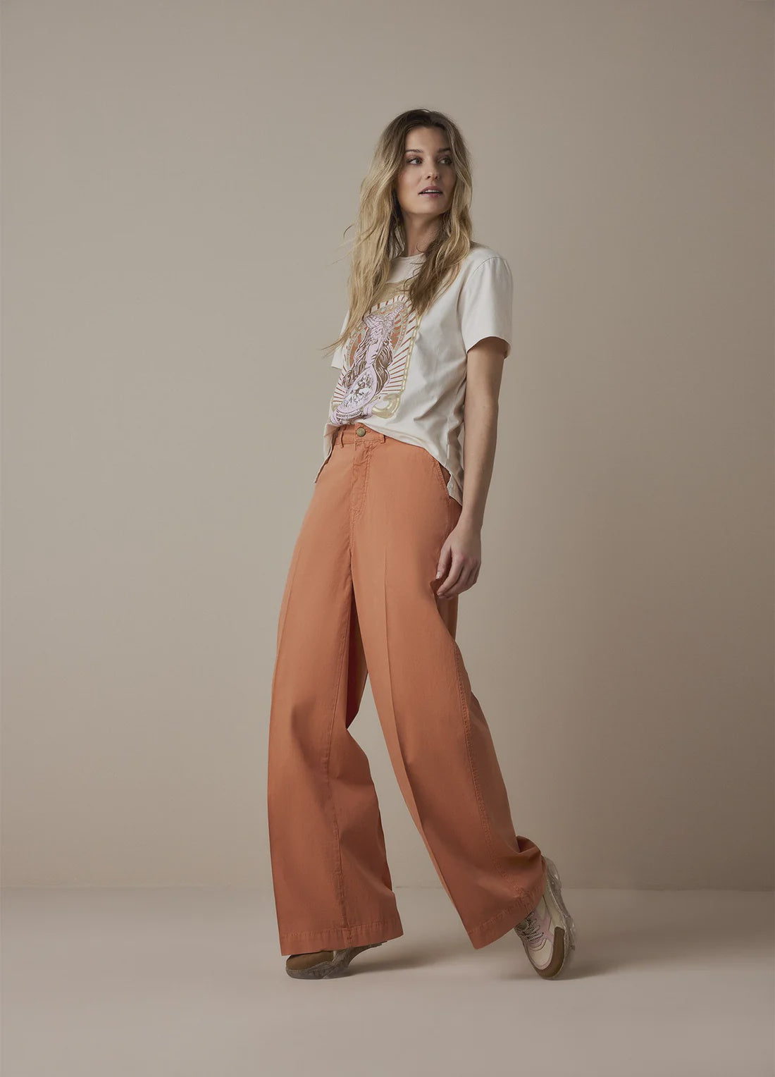 Palazzo pants crispy cotton