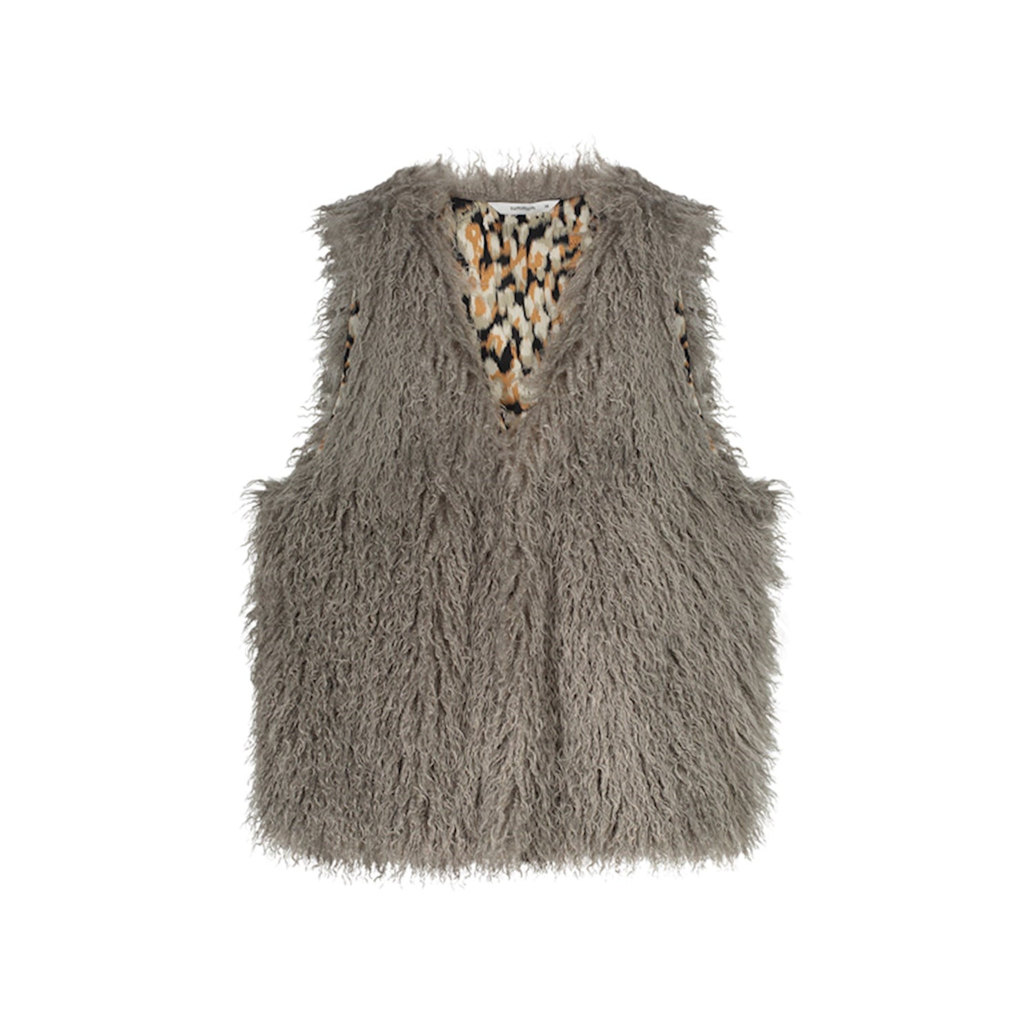 Summum Faux Fur Gilet vintage sheepskin look