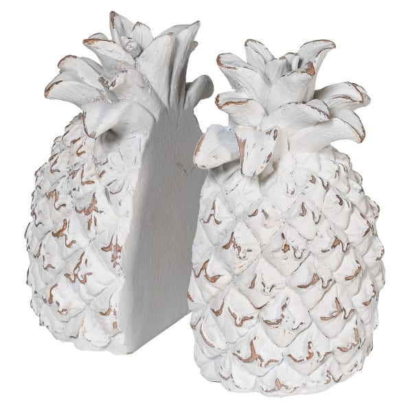White Pineapple Bookends (7053115359411)