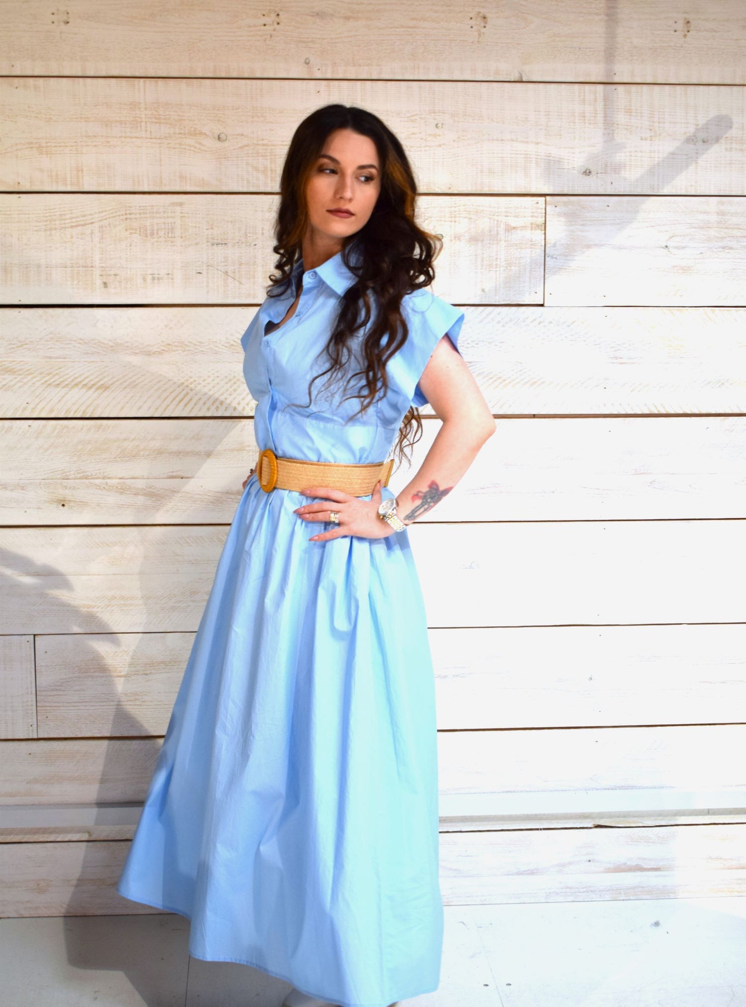 Nadine Dorine Dress Sky