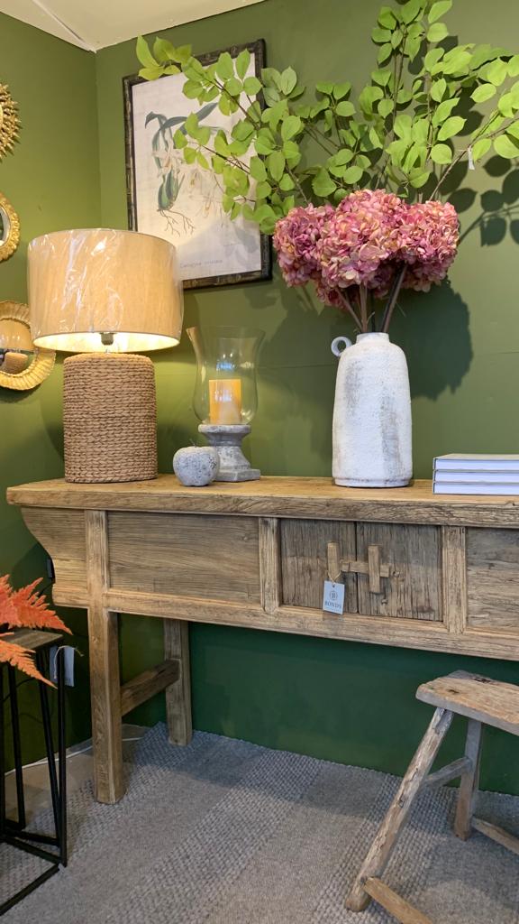 Reclaimed Elm Console Table