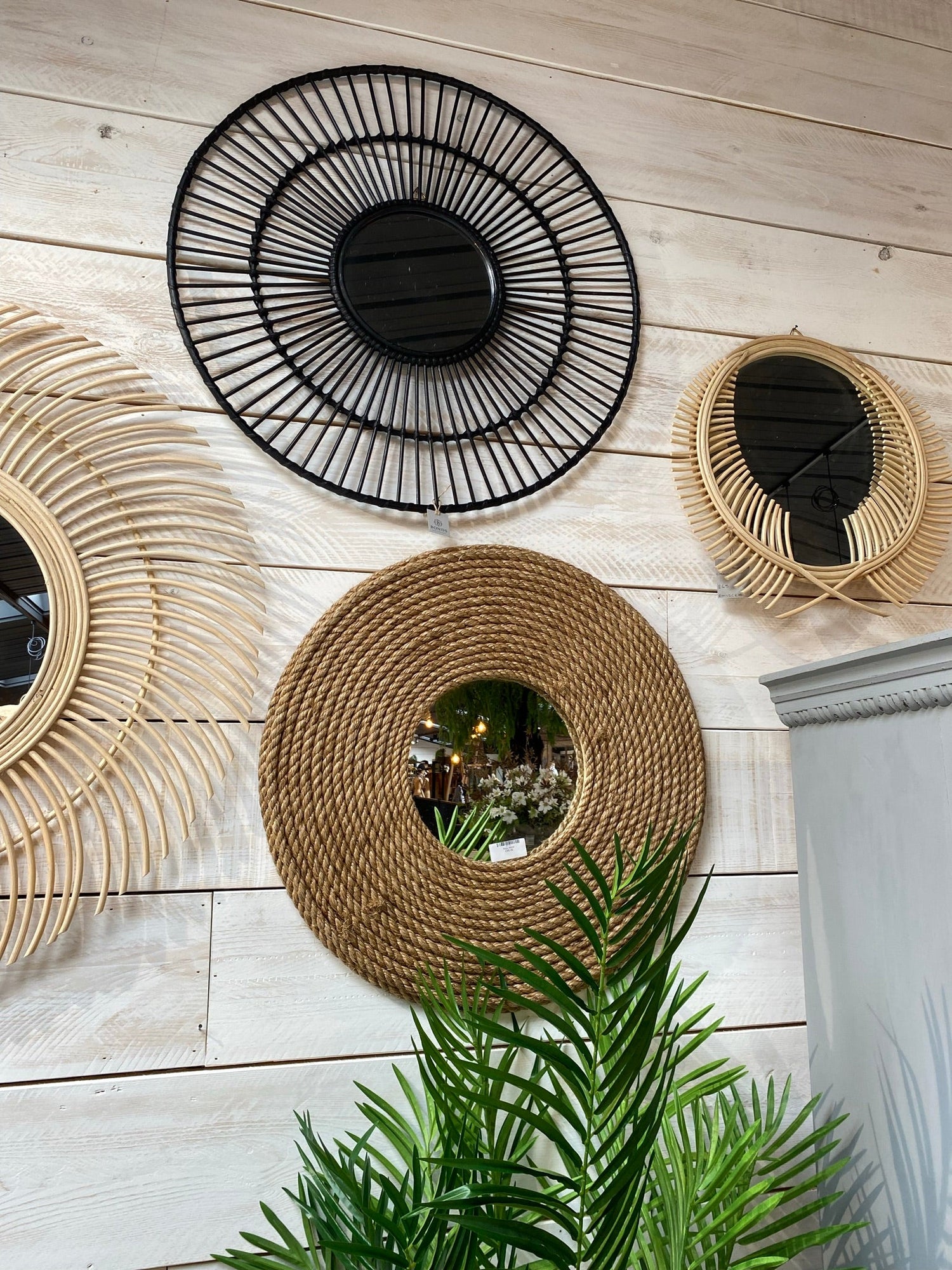 Kubu Natural Rope Mirror