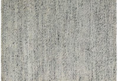 Simplicity Silver Elegant Hand Woven Rug