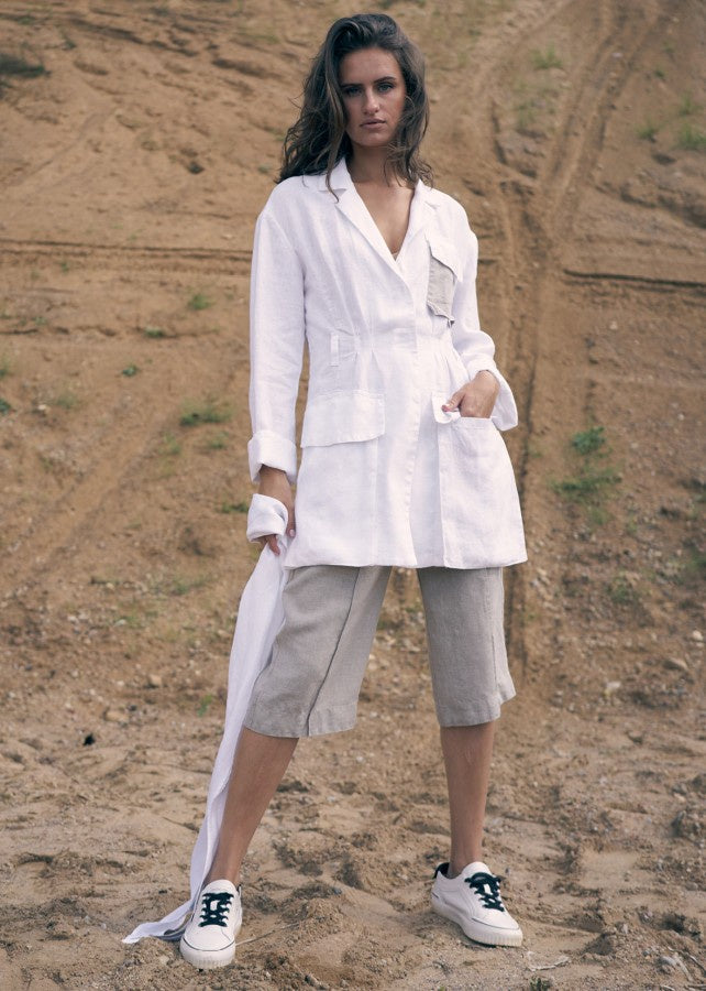 White Linen Jacket