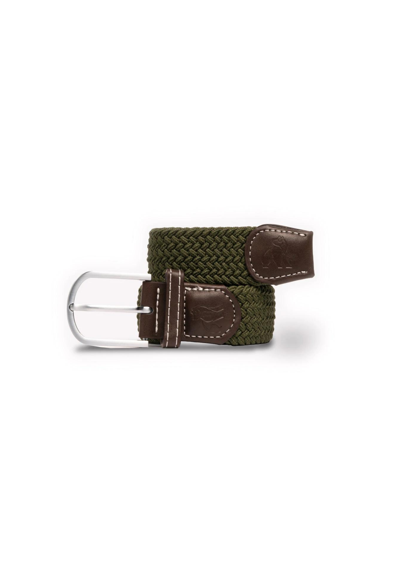 Khaki Green Woven Belt
