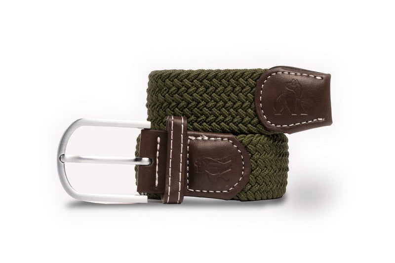 Khaki Green Woven Belt