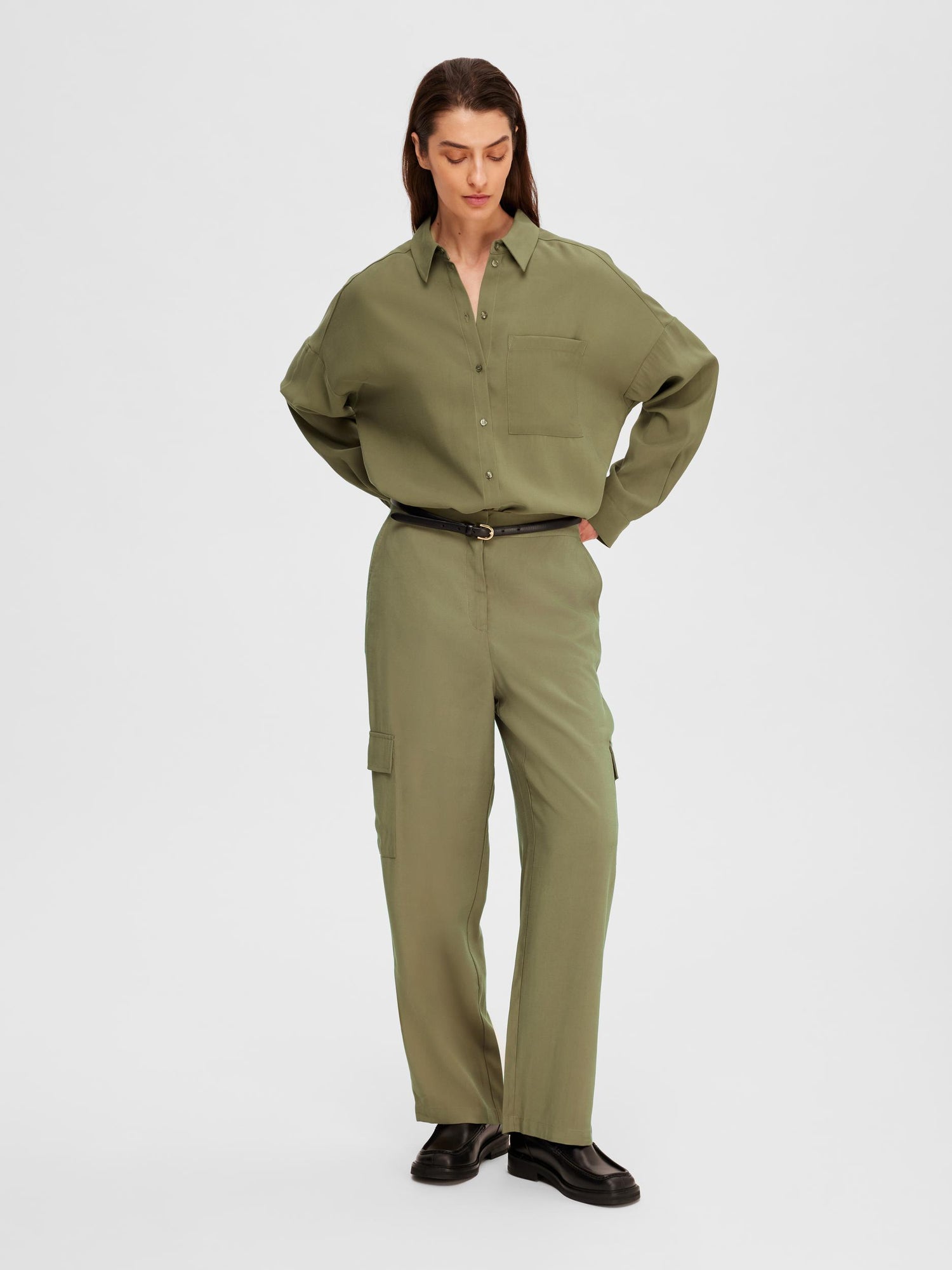 Emberly High Waist Tapered Trousers
