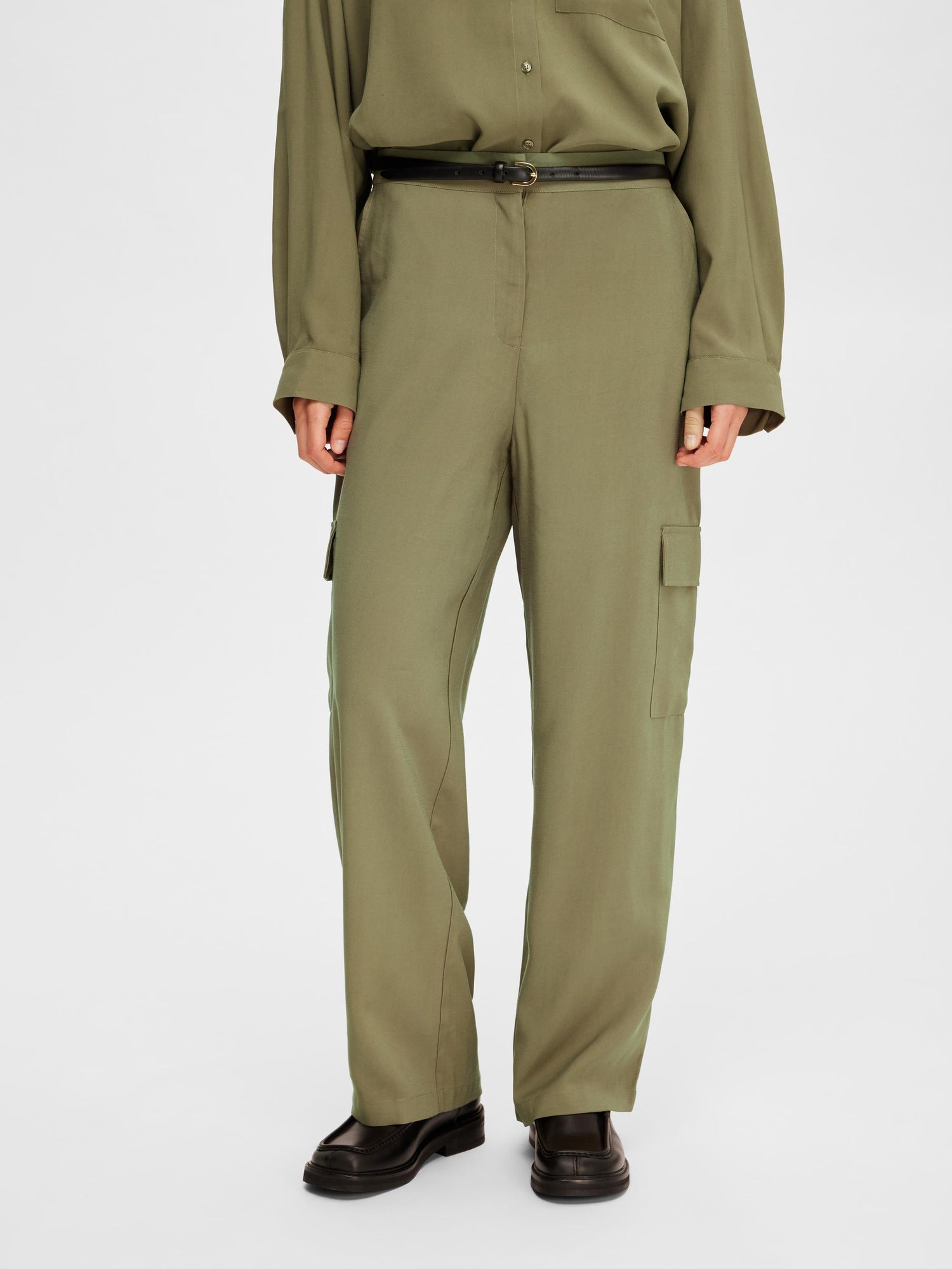 Emberly High Waist Tapered Trousers