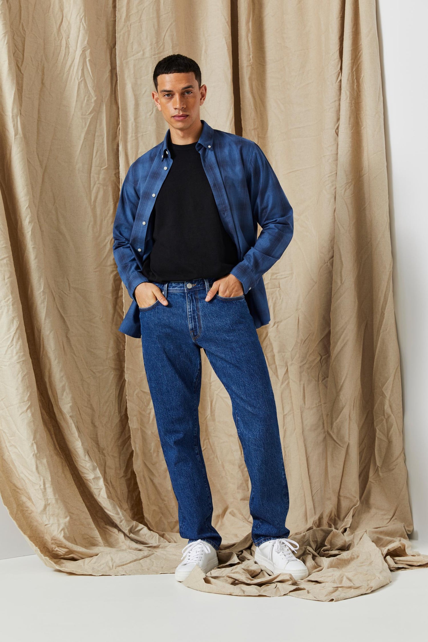 Straight Scott Jeans Medium Blue Denim