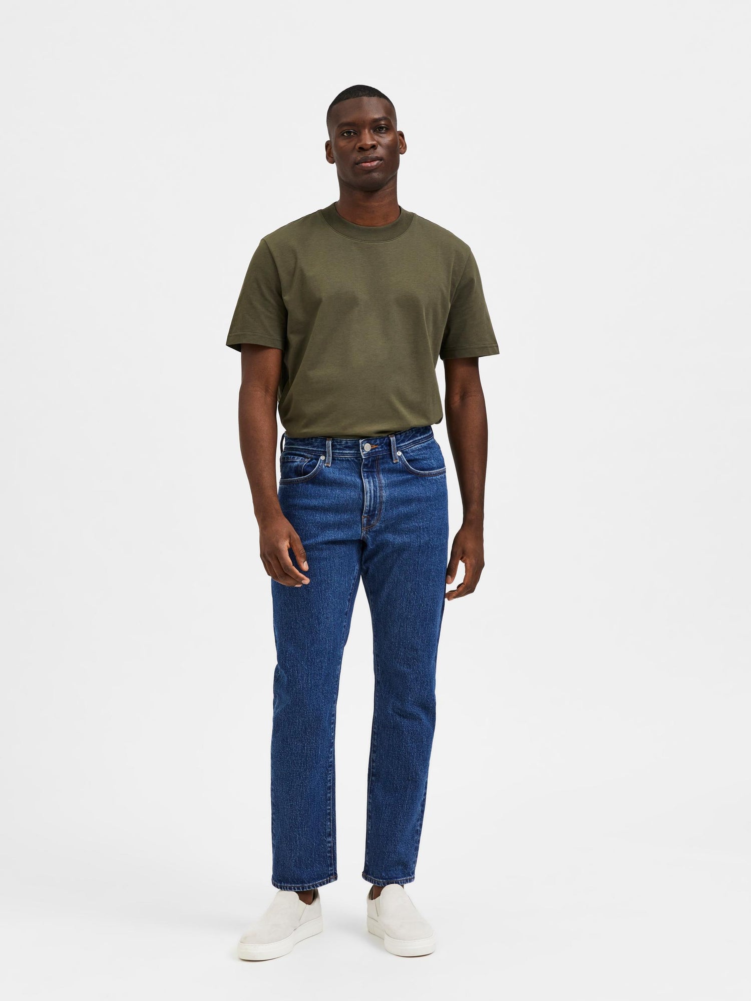 Straight Scott Jeans Medium Blue Denim