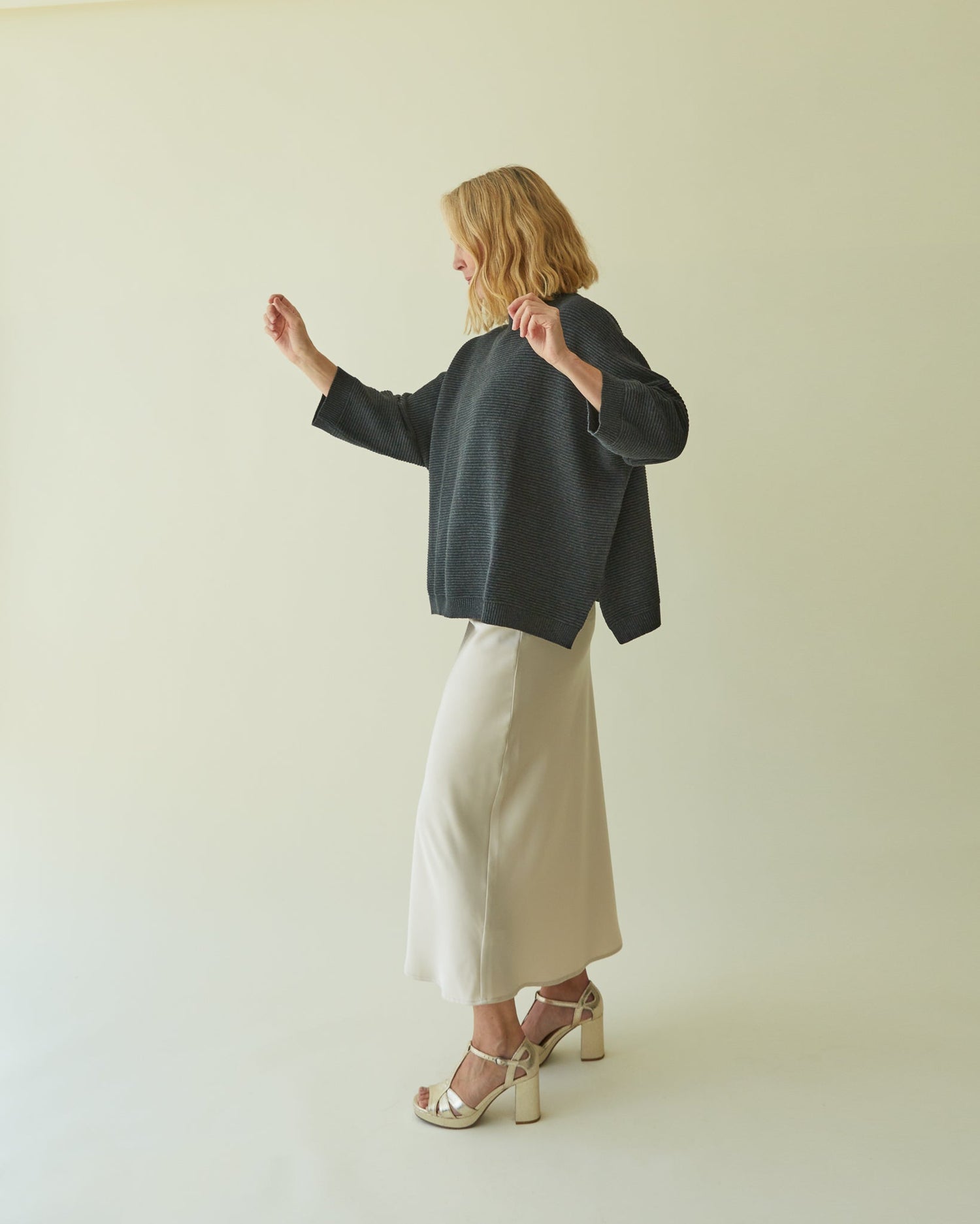 Maeve Skirt in Champagne
