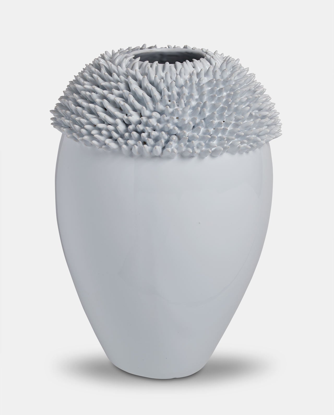 White Ceramic Decorative Vase (7069987111091)