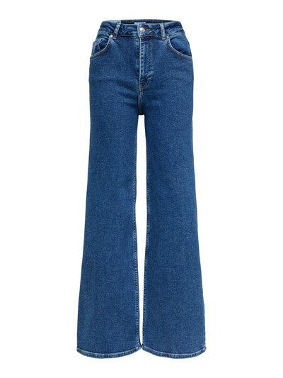 Vilma Wide Topaz Blue Jeans